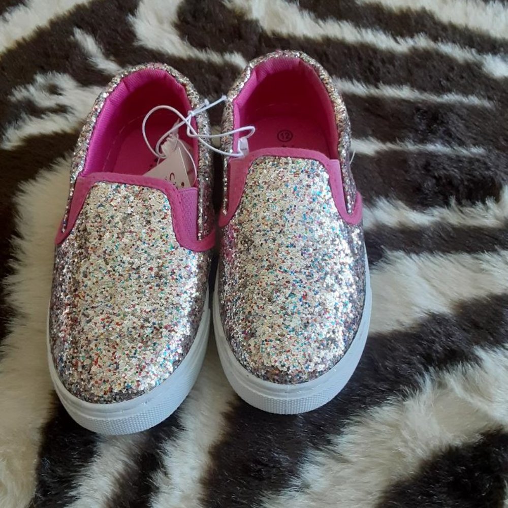 Girls Glitter Shoes (Brand New)